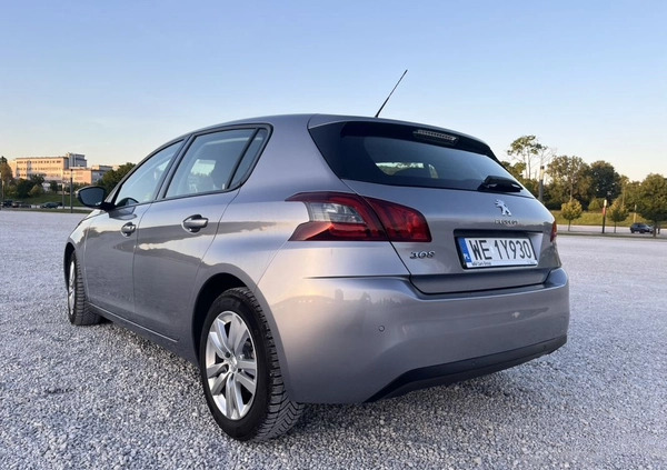 Peugeot 308 cena 51900 przebieg: 64524, rok produkcji 2020 z Warszawa małe 301